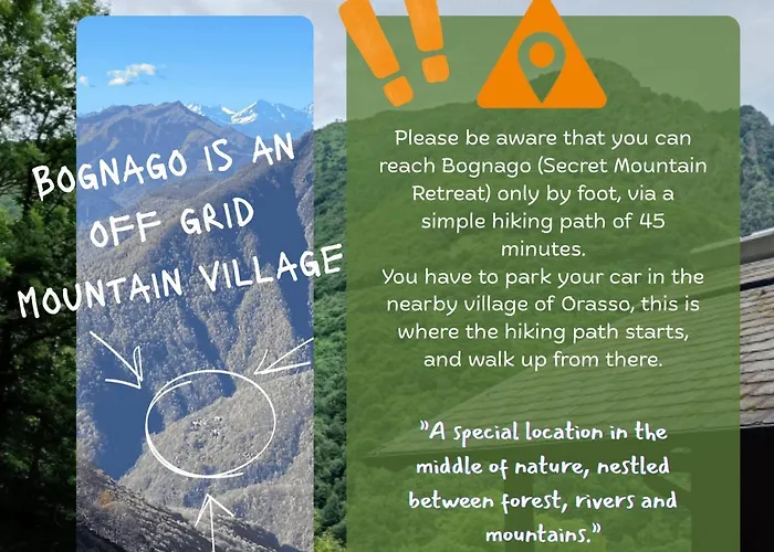 Secret Mountain Retreat Valle Cannobina ロッジ *